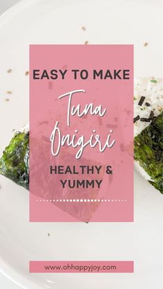 Easy to Make Tuna Onigiri Korean Rice