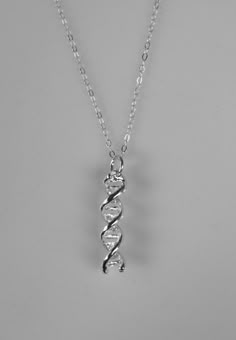 Hey, I found this really awesome Etsy listing at https://www.etsy.com/listing/198264955/silver-dna-necklace-science-jewelry-3d Dna Necklace, Biology Jewelry, Doctor Jewelry, Jewelry 3d, Science Jewelry, Medical Jewelry, Double Helix, Bridesmaid Jewelry Sets, Dna Test