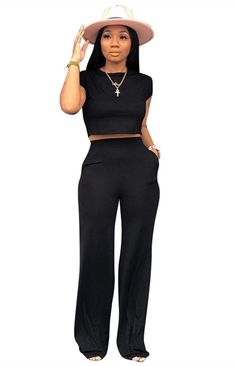 PRICES MAY VARY. Material: Knitted Fabric. Flexible，Soft, Lightweight and Comfortable to Wear in everyday. Feature: Solid color, Short Sleeve 2 Piece Set, Crop Top, High Waist, Loose fit, Wide leg, Tie with pockets, Two Piece Tracksuit. Occasion: Suitable for Casual, Workout, Party, Club, Night Out, Cocktail, Date, Summer, Soft and Comfy to Wear, Show Your Best Curve Notice: Please Read SIZE CHART Carefully on Picture before you Order.Suggest Get One Size Up!!! Size: Please pay attention to the Casual Christmas Outfits For Women, Casual Christmas Outfits, Christmas Outfits For Women, Bandage Crop Top, Cocktail Date, Girls Crop Tops, Bodycon Jumpsuit, Lace Formal Dress, Two Piece Pants Set