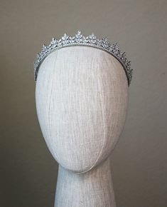 Bridal Crown | EDEN LUXE Bridal Wedding Crown For Bride, Headpieces For Brides, Hair Styles Bridal, Luxury Jewelry Diamond, Romanov Jewels, Tiara Diamond, Crown Bridal Hair, Wedding Tiara Veil, Ethereal Jewelry