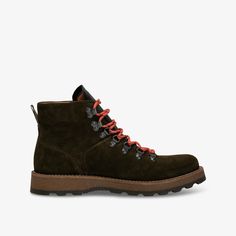 Handsome suede that performs on the trail. Winter Suede Hiking Boots With Vibram Sole, Winter Outdoor Boots With Contrast Sole, Fall Walking Boots With Contrast Sole, Suede Ankle Hiking Boots, Lace-up Hiking Boots With Contrast Sole, Outdoor Boots With Contrast Sole For Fall, Fall Outdoor Boots With Contrast Sole, Early Black Friday, Bespoke Post