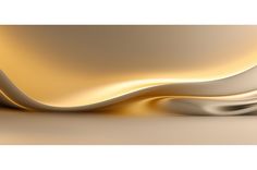 an abstract gold and white background with wavy lines on the bottom half of the image