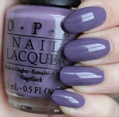 Miss Universe 2013, Nail Paint Shades, Wish List Ideas, Opi Nail Colors, Muted Purple, Natural Nail Polish, Toe Nail Color, Purple Nail Designs, Nail Time