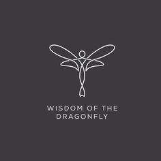 the logo for wisdom of the dragonfly