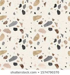 an abstract pattern with different colors and shapes on a white background, suitable for wallpaper or