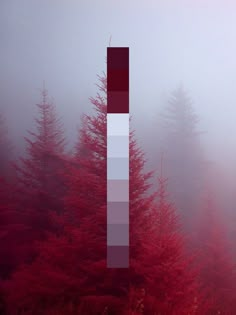 This color palette containing muted hues of purples, lilacs, deep red and pale blues was inspired by a photograph of red trees in a heavy purplish fog. Colors With Red, Chaotic Color Palette, Dark Purple And Red Aesthetic, Color Palette Dark Red, Art Palette Aesthetic, Vampire Palette, Emo Color Palette, Demon Color Palette, Wine Red Color Palette