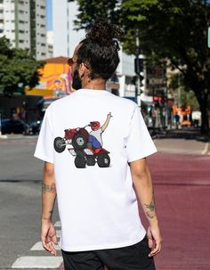 Our Unisex T-shirts are High Quality, SUPER comfy and Durable. Stylish Design and Relaxed Fit go Great with any Causal Occasion! They are made from 100% Cotton and hand-drawn. NO AI!   FABRICATION *Made with medium fabric (5.3 oz/yd² (180 g/m consisting of 100% cotton for year-round comfort that is sustainable and highly durable. *The tear-away label means a scratch-free experience with no irritation or discomfort whatsoever. *Made using 100% US cotton that is ethically grown and harvested. Gildan is also a proud member of the US Cotton Trust Protocol ensuring ethical and sustainable means of production. This blank tee is certified by Oeko-Tex for safety and quality assurance.   SIZING Unsure about sizing? Please Refer to the Size Chart below. S - Width cm: 45.72 - Length cm: 71.12 - Sleev White Relaxed Fit T-shirt For Outdoor Activities, Urban Tops With Graphic Print For Outdoor, Urban Style Tops With Graphic Print For Outdoor Activities, Urban Adventures Graphic Tee With Short Sleeves, Graphic Crew Neck T-shirt For Urban Adventures, Screen Print T-shirt For Urban Adventures, Urban Crew Neck T-shirt For Outdoor Activities, Short Sleeve Cotton T-shirt For Urban Adventures, Cotton Short Sleeve T-shirt For Urban Adventures