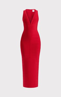 Red Dress Vegas, Red Dress Black Women, Dress With Front Zipper, Dress Black Women, Monochromatic Fashion, Simply Dresses, Oscar Dresses, Little Red Dress, Stylish Work Attire