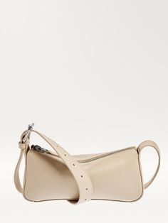 Plain mini leather bag - White | ZARA United States Mini Leather Bag, Zara Fall, Zara Leather, Womens Handbags, Cargo Shirts, Clean Laundry, Zara United States, Swimwear Accessories, Leather Mini