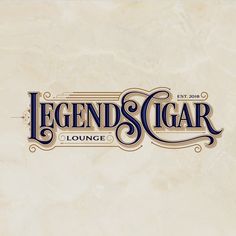 the logo for legend's sugar lounge, which is located in an old building