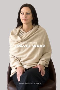 Stay warm and comfortable with this soft cashmere wrap designed for travel. Wrap Scarf