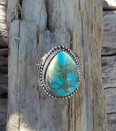 WANTED all over the Universe. Turquoise is recognized Sought After by early KINGS, MOVERS, and SHAKERS! Turquoise is said to be a vessel Imbued with energies associated with Heaven! All My Turquoise is Carefully chosen from around the World. I love the Raw Authentic look and feel of the stone...so I do not over polish the Turquoise! True Bohemian Style...an Original work of Art that you can treasure for a lifetime! Each of My Creations are One of A Kind and are Hand wrought to bring out the best Bohemian Accessories, Jewelry Stone, Turquoise Rings, Stone Crystal, Love Jewelry, American Jewelry, Native American Jewelry, Original Work, Turquoise Ring