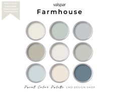 the beach house paint colors are shown here