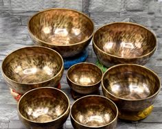 Handmade Singing Bowl Set-Chakras Healing Bowl Set-Tibetan Singing Bowl Set of 7 Balance Chakras, Chakras Healing, Tibetan Singing Bowls, Singing Bowl, Singing Bowls, Set Of, Chakra Healing, Bowl Set, Chakra