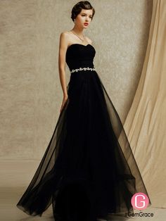 Only $160.46, Bridal Party Dresses Chic Black Tulle Sweetheart Long Formal Bridal Party Dress #BS064 at #GemGrace. View more special Bridal Party Dresses,Special Occasion Dresses,Evening Dresses now? GemGrace is a solution for those who want to buy delicate gowns with affordable prices, a solution for those who have unique ideas about their gowns. Find out more>> Tulle Evening Dress With Sweep Train And Sweetheart Neckline, Elegant Tulle Gown With Sweetheart Neckline, Black Tulle Dress For Prom, Black Tulle Wedding Gown, Sweetheart Neckline Tulle Evening Dress For Gala, Black Tulle Gown For Wedding, Black Evening Dress With Sweep Train For Debutante Ball, Formal Gown With Sweetheart Neckline And Tulle Skirt, Black Tulle Evening Wedding Dress