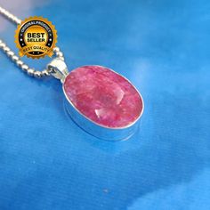 Handmade Oval Ruby Necklace, Spiritual Oval Ruby Jewelry, Untreated Oval Silver Gemstones, Oval Sterling Silver Gemstones For Jewelry Making, Silver Oval Ruby Jewelry, Artisan Oval Sterling Silver Gemstones, Oval Ruby Necklace In Silver, Oval Ruby Silver Jewelry, Oval Ruby Jewelry With Engraving