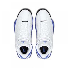 The Air Jordan 13 Retro ‘Hyper Royal’ takes inspiration from Quentin Richardson’s 2010 Air Jordan 13 Player Exclusive colorway. It features a white full-grain leather upper with Hyper Royal suede that wraps around the midsole and heel, and a black rubber outsole. New Air Jordans, Jordan 1 Iridescent, Air Jordan Travis Scott, Jordan 1 Milan, Jordan Travis Scott, Jordan 1 Obsidian, Air Jordan 1 Chicago, Jordan 1 Blue, Jordan 1 Black