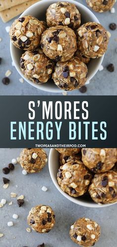 no bake energy bites recipe with chocolate chips and oats