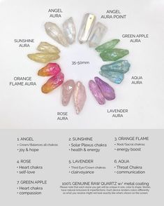 Whether you're attracted to the Angel aura quartz necklace for joy & hope, or Aqua aura necklace for its beautiful color, each of our aura quartz pendant offers intensive energy & healing properties. You can simply wear them as a statement piece or as a chakra necklace. You can choose to purchase: *  a necklace (chain + stone), OR *  a stone only (front drilled with a 2mm hole) All core components are 14K gold filled (in yellow or rose colors), or .925 sterling silver: * cable chain * 35-50mm ra Iridescent Crystal Necklaces For Healing, Angel Aura Quartz Necklaces, Aura Necklace, Rose Aura, Rose Colors, Rainbow Aura Quartz, Clean Sterling Silver, Aqua Aura, Rainbow Aura