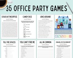 an office party game with the words, you can't play