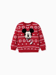 * Please add each size to your cart separately.
* Each size includes: 1 top
* Soft and comfortable
* Sleeves: long sleeves
* Material: 100% Polyester
100% machine wash, tumble dry
* Import
* Officially Licensed Disney Merchandise Matching Family Christmas Sweater, Mickey And Friends Christmas, Mickey And Minnie Christmas, Matching Christmas Sweaters, Minnie Christmas, Family Matching Christmas, Solid Color Sweater, Matching Sweaters, Friends Christmas