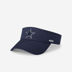 Dallas Cowboys Primary Logo Visor FOCO - FOCO.com Cowboy Accessories, Logo Display, National Football League, Football League, Dallas Cowboys, New York Yankees, Team Logo, Cotton Twill, Headset