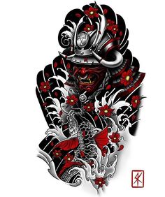 Kozma Richard sur Instagram: « esquisse de tatouage manches Irezumi fait pour @truegritjj Nous vous remercions de votre confiance !! Si vous voulez une conception de tatouage personnel similaire DM moi # irezumi ... » Japanese Full Sleeve Tattoo Stencil, Sleeve Tattoo Sketch, Samurai Mask Tattoo, Bodysuit Tattoos