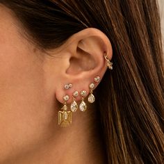 Libra Rising Aesthetic, Jacquie Aiche Earrings, Rising Aesthetic, Sophia Diamond, Libra Rising, Gold Diamond Earrings Studs, Gold Diamond Studs, Jacquie Aiche, Luv Aj