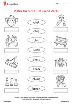 an english worksheet with words and pictures for children to use in the classroom