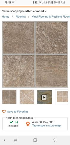 the tile is on sale for $ 3 99 each or more at walmart com