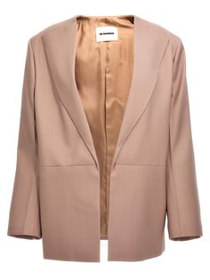 100% wool Single Breasted Blazer, Breasted Blazer, Knitwear Tops, Tailored Jacket, Trouser Suits, Trouser Jeans, Jil Sander, Blouse Dress, Outerwear Women