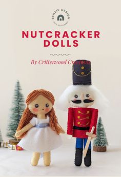 two nutcracker dolls standing next to each other