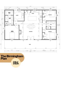 the birmingham plan is shown in blueprint