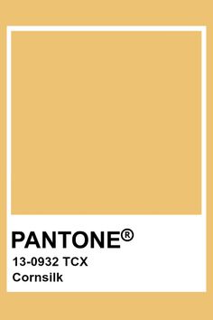 the pantone color is shown in yellow and has a white square at the bottom