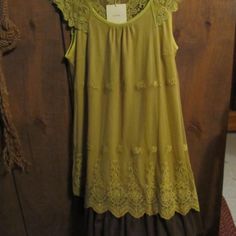 Lovely Boho Dress Wedding Guest Dress Boho Dress Lacey Dress Mustard Yellow Brown Lace Sz L A'reve Dress Nwt Lace Dress Purchased For Grandaughter But Is Too Big Little To Big For My Model Rlb 83 Green Sleeveless Dress With Lace Patchwork, Yellow Lace Patchwork Summer Dress, Yellow Lace Patchwork Dress For Summer, Yellow Fitted Dress With Lace Trim, Yellow Lace Patchwork Dresses, Yellow Lace Dresses With Lace Patchwork, Bohemian Yellow Wedding Dress, Yellow Lace Sleeveless Dress, Wedding Guest Dress Boho