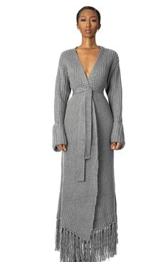 (1) MIYA KNIT CARDIGAN DRESS – Hanifa Maxi Dress Fall Outfit, Ami Cole, Cardigan Dress Outfit, Fashion Croquis, Style Transformation, Cardigan Dress, Practical Fashion, Best Gift Ideas, Minimalist Wardrobe