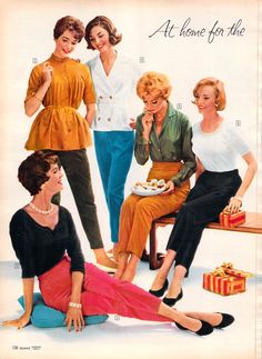 1950s Casual, 1959 Fashion, Decades Fashion, Fashion 1950s