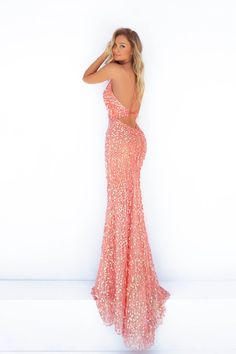 Plastic Dress, Sequin Prom Dresses, Unique Prom Dresses, Stunning Gowns, Dress Cover, Evening Dresses Long, Wear Pink, Evening Dresses Prom, Piece Dress