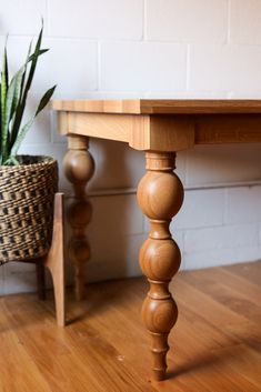 You deserve a staple piece in your dining room. Introducing the handmade Alex Table. A perfect combination of farmhouse & traditional design. The Details: The first table is featured in natural Quater Sawn White Oak, which is available by special request. The second table is shown in Ambrosia Maple, which is available by special request. The third table is featured in natural Maple. A slight curve on the edges was added by special request. The last table is featured in Ambrosia Maple. Available Dining Table Plan, Narrow Dining Room Table, Eat In Kitchen Table, Traditional Dining Table, Narrow Dining Tables, Walnut Table Top, Custom Wood Furniture, Traditional Dining Tables, Round Dining Room