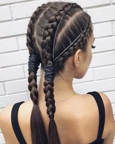 Dutch Braid Hairstyles, Braided Ponytail Hairstyles, Braided Hairstyles Tutorials, Creative Hairstyles, Long Braids, Braids For Long Hair, Box Braids Hairstyles, Braided Ponytail