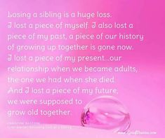 Miss You Donna ..Sandy doesn't acknowledge Me ... Quotes About Losing Love, Losing A Sister Quotes, To My Sister In Heaven, Losing A Sister, In Memory Of Sister, Loss Of Sibling, Loss Of A Sister