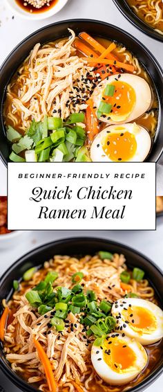 Image for Quick Chicken Ramen Meal Simple Chicken Ramen Recipes, Ramen Noodle Lunch Ideas, Ramen Recipes With Chicken, Ramen Noodle Recipes With Dumplings, Homemade Ramen Chicken, The Best Ramen Recipe, Cup Ramen Recipes, Easy Chicken Ramen Recipes, Chicken Ramen Soup Recipes