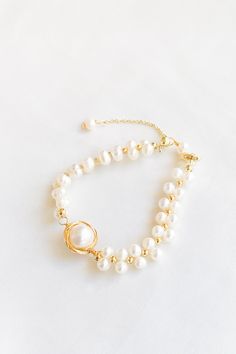 SKYE | SHOP WOMEN | NEW ARRIVALS | FREE SHIPPING & RETURNS Gold 14k Gold-filled Round Beads Pearl Bracelet, Delicate Baroque Pearl Chain Bracelet, Delicate Baroque Pearl Bracelet With Pearl Chain, Delicate Baroque Pearl Bracelet, Delicate Bracelets With Pearl Charm And Round Beads, Gold Pearl Bracelet With Pearl Chain, Gold Bracelet With Pearl Charm, 14k Gold Filled, Feminine Pearl Bracelets With Pearl Charm, White Pearl Drop Bracelet In 14k Gold Filled