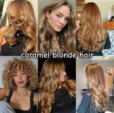 Best Fall Hair Colors, Hair Colors To Try, Caramel Blonde Hair, Improve Your Style, Caramel Blonde, Ginger Hair Color, Caramel Hair, Blonde Hair Inspiration