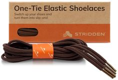 PRICES MAY VARY. APPLICABLE – Contains 2 Pairs (4 laces). With approximately 3.5 mm width and available in 4 different lengths (24 inch, 30 inch, 36 inch, 40 inch) to accommodate different shoe sizes and styles. (Note: The length of the shoelaces may vary up to approximately +/- 1.5 inch. And the length difference could be found in the pair too.) ULTIMATE TIME SAVER–STRIDEN One-Tie elastic round dress shoelaces are designed for those who want to transform their shoes to easily slip on and off. P Spectator Shoes, Round Dress, Elastic Dress, How To Stretch Shoes, Elastic Shoe Laces, Tie Shoelaces, Old Shoes, Time Saver, Dress Shoe