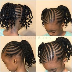 Children Hairstyles, Kids Style Hair, Braids And Twists