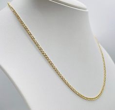 * 18K Yellow Gold Necklace for Men * Handmade by Italian Artisans * Elegant, thin and with a classic timeless design * Perfect gift for you and your loved one * 18K Solid Gold Boasting a high-polished finishes, this chain 18 karat gold sparkles beautifully with movement and will complement any outfit. The chain is secured by a trusty spring ring closure. Made by hand with high quality gold and attention to details. Details: * 18K yellow gold * High-polished gold design * Average total grams weig Chain For Men Gold, Italian Gold Chain, Gold Necklace For Men, Gold Curb Chain, Chain For Men, Gold Chains For Men, Yellow Gold Necklace, Gold Gift, Perfect Gift For Him