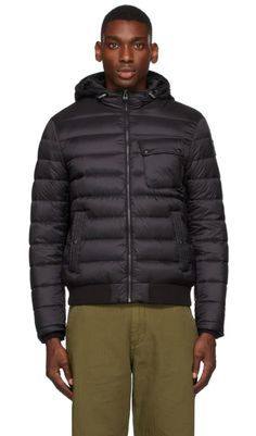 Belstaff: Navy Wool New Milford Coat | SSENSE Winter Solid Outerwear With Flap Pockets, Winter Outerwear With Flap Pockets For Cold Weather, Fall Workwear Puffer Jacket With Button Closure, Long Sleeve Down Outerwear With Pockets, Winter Outerwear With Button Closure And Fold Down Collar, Long Sleeve Puffer Jacket With Patch Pockets For Fall, Fall Puffer Jacket With Patch Pockets, Winter Business Outerwear With Ribbed Cuffs, Business Outerwear With Ribbed Cuffs And Long Sleeves