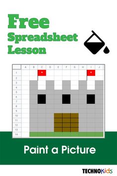 free spreadsheet lesson for kids Technology Lessons For Elementary, Technology Lesson Plans, Free Spreadsheets, Teaching Coding, Coding Lessons