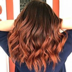 Brown And Copper Hair, Hair Copper Brown, 2018 Hair, Autumn Look, Copper Hair Color, Hair Color Shades, Ombré Hair, Copper Brown